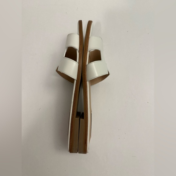 Steve Madden HADYN WHITE LEATHER Slide Sandal Size 10 - Picture 10 of 15